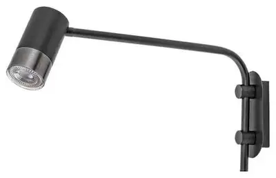 RABALUX Zircon, unutrašnja metal zidna lampa za citanje 1xGU10
