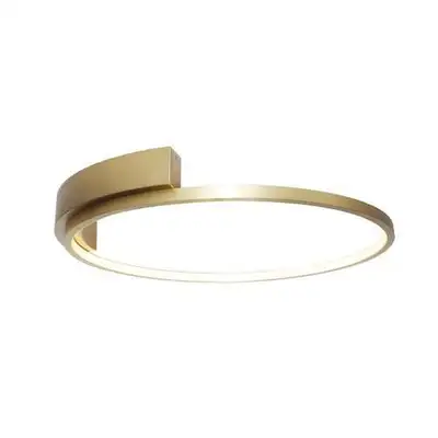 RABALUX Holize, plafonska zlatna LED 23W, 1350lm, 4000K, 40cm