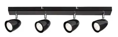 RABALUX Perico plafonjera GU10 4x5W crna