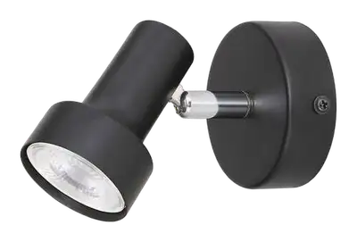 RABALUX Konrad spot, GU10 MAX 5W, crna