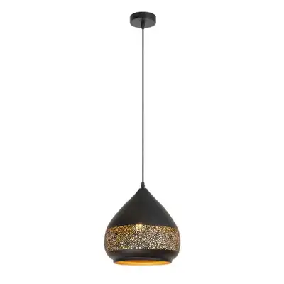 RABALUX Kaia Visilica  E27 1x40W,crno / zlatno