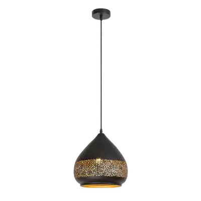 RABALUX Kaia Visilica  E27 1x40W,crno / zlatno