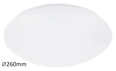 RABALUX Lucas plafonjera LED 12W 4000K 26cm bela IP20