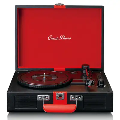 LENCO TT-110BKRD Classic Phono