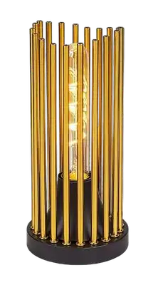 RABALUX Roxas, stona lampa 1xE27, metal crna / bakar sa tekstil kablom, visina 26cm