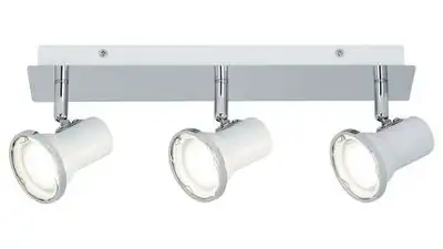 RABALUX Steve spotLEDGU10 3x4,5Ww.bulb,wh / chIP44