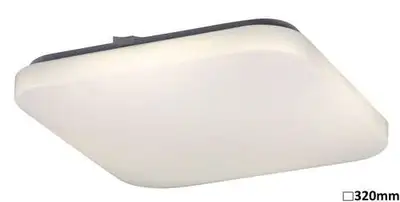 RABALUX Rob plafonjera  LED 32W 4000K bela cetvrtasta 32x32cm
