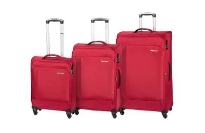 ENOVA GRANADA Set kofera 55 / 65 / 75cm crvena