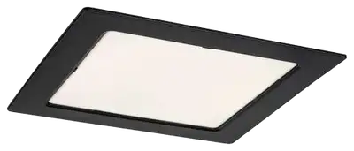 RABALUX Shaun2 plafonjera 18W 4000K crna cetvrtasta