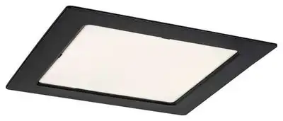 RABALUX Shaun2 plafonjera 18W 4000K crna cetvrtasta