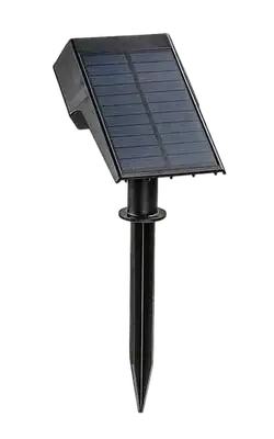 RABALUX Nantes, solarna ubodna, crna plastika, LED, 0,5W, 50lm, (bez dif. 250lm), 3000K