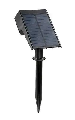 RABALUX Nantes, solarna ubodna, crna plastika, LED, 0,5W, 50lm, (bez dif. 250lm), 3000K