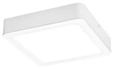 RABALUX Shaun, nadgradni  LED panel beli 24W 2400lm 4000K, cetvrtast 22x22cm, IP20