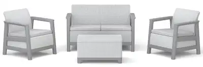 KETER Scandi linea II sa box stolom siva