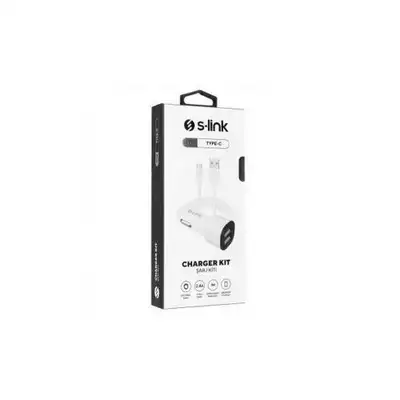 S-LINK SL-EC30T 2xUSB+KABL Type C, 2.4A, beli
