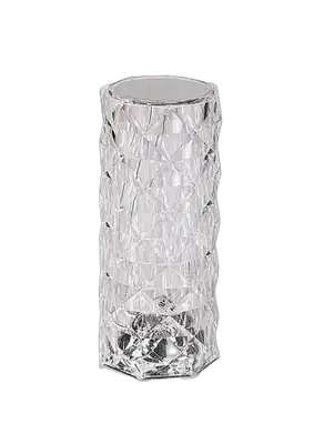 RABALUX Siggy, stona lampa punjiva na USB, RGB, LED 1,5W,  visina 21cm, providna plastika, touch prekidac