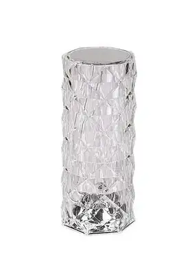 RABALUX Siggy, stona lampa punjiva na USB, RGB, LED 1,5W,  visina 21cm, providna plastika, touch prekidac