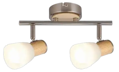 RABALUX Gavin spot E14 2x40W s.hrom, beech