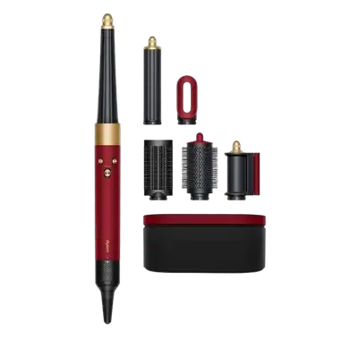 DYSON Airwap 596926 Red Velvet / Gold Straight + Wavy Styler 