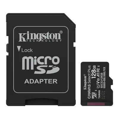 KINGSTON MicroSD 128GB Kingston SelectPlus gen 3