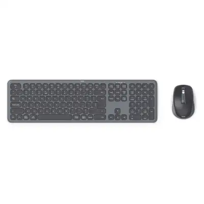HAMA WKM-550 bezicna tastatura i mis, US, crna