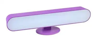 RABALUX Parker, stona punjiva LED 3W, samo RGB svetlo, daljinski, dimabilna, boja ljubicasta, visina 27cm, IP20