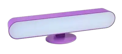RABALUX Parker, stona punjiva LED 3W, samo RGB svetlo, daljinski, dimabilna, boja ljubicasta, visina 27cm, IP20
