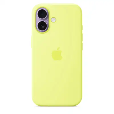 APPLE iPhone 17 Silicone Case with MagSafe - Neon Yellow mgev4zm/a