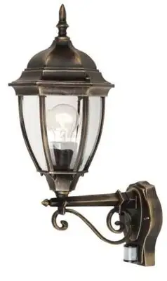 RABALUX Toronto spoljna zidna lampa100W staro zlato IP44senz