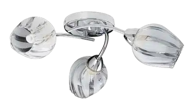RABALUX Danila plafonska lampa E27 3x60W, hrom
