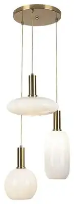RABALUX Sinopia,visilica E27 3x60W,zlato