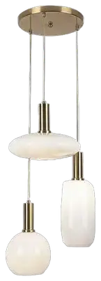RABALUX Sinopia,visilica E27 3x60W,zlato