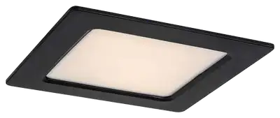 RABALUX Shaun2 plafonjera 6W 3000K crna cetvrtasta