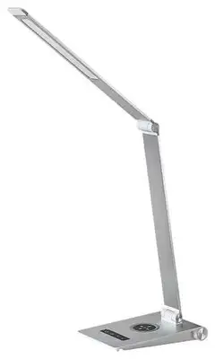 RABALUX Nilfgard, unutrašnja stona lampa, srebrna aluminium