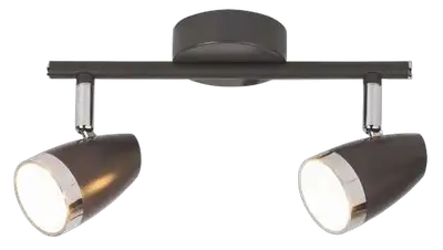 RABALUX Karen spot LED 2x4W antracit /  hrom