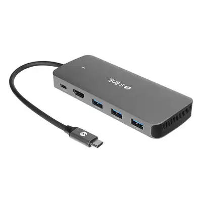 S-LINK SWV-USBC036 6U1 TIP C HUB-HDMI,USB3.0,PD3.0,TIP C 3.1,SSD