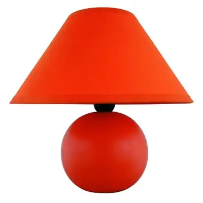 RABALUX Ariel keramicka stona lampa E14 40W, narandžasta
