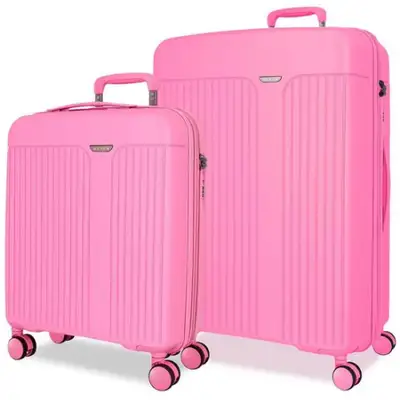 MOVOM NEW TRENDY PP Set kofera 2/1 sa 4 tockica pink
