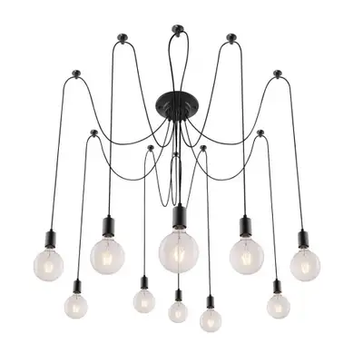 RABALUX Caspar Visilica 10x60W,mat crno