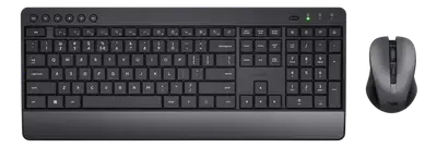 TRUST TREZO bežična tastatura + mis US crna