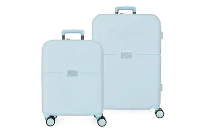 PEPE JEANS  ACCENT set kofera 2 / 1 sky blue