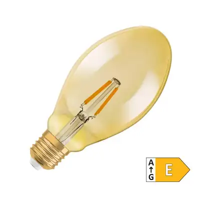 OSRAM Vintage 1906 LED  GOLD 40 4W/824 E27 toplo bela