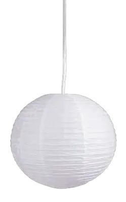 RABALUX Rice papirna Visilica D30 belo