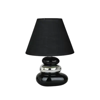 RABALUX Salem keramicka stonaE14 40W crno-srebro