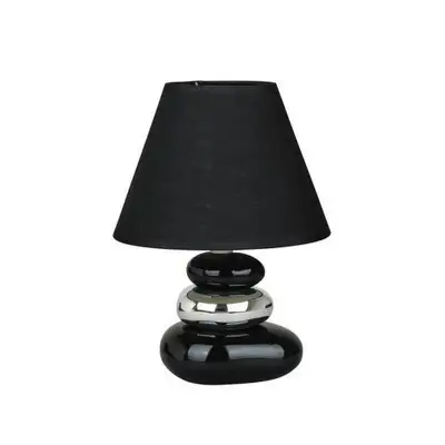 RABALUX Salem keramicka stonaE14 40W crno-srebro