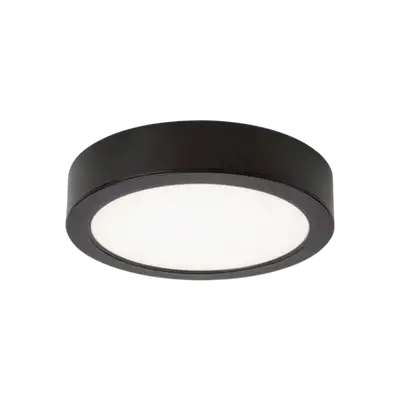 RABALUX Shaun2 plafonjera 7W 4000K crna okrugla