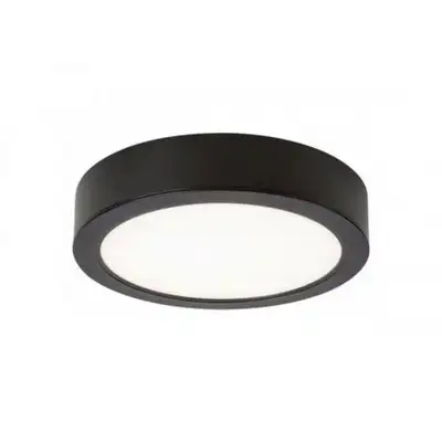 RABALUX Shaun2 plafonjera 7W 4000K crna okrugla