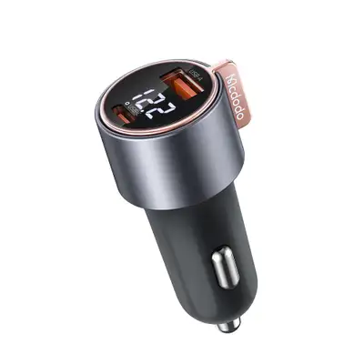 MCDODO CC-3690 auto punjac digital display 75W, USB-C + USB-A