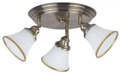 RABALUX Grando plafonska lampa E14 3x40W bronza / belo