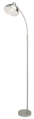 RABALUX Daron, podna lampa, metal, hrom boja E27 158cm
